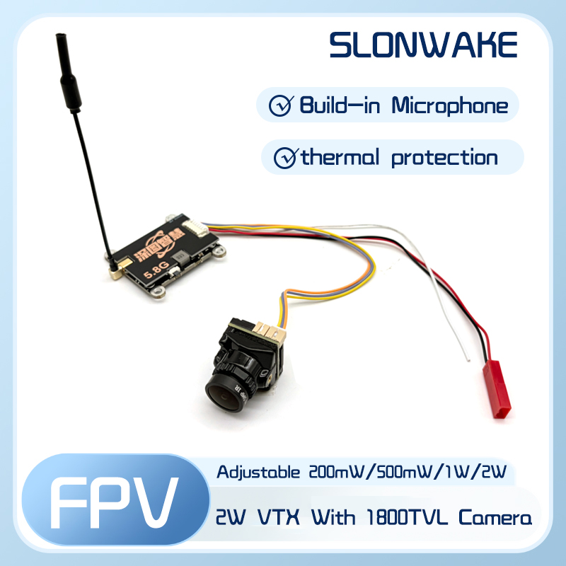 Drone Frame - SLONWAKE 5.8G 56CH 2W 送信機 VTX