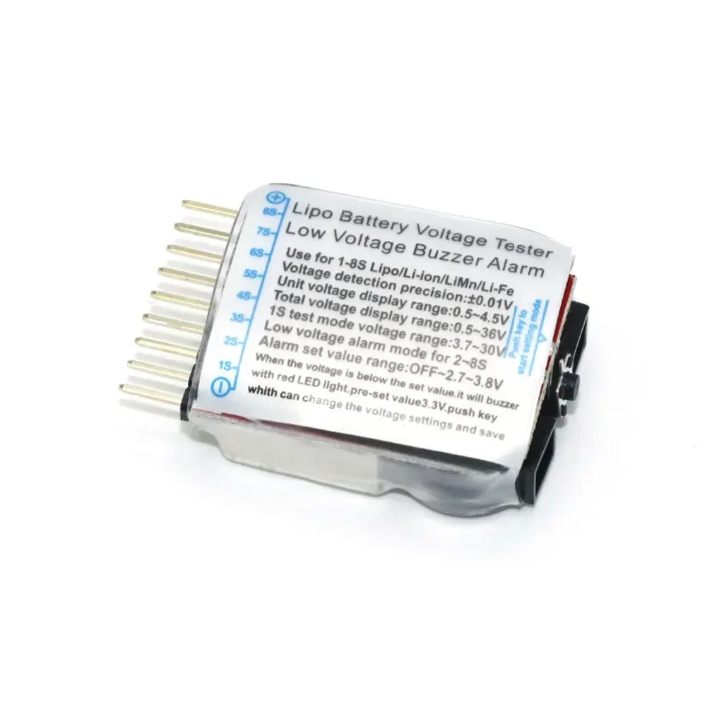 Drone Buzzer - NEEBRC 5 個 1S-8S LED リポバッテリー低電圧メーターテスターモニターブザーアラーム