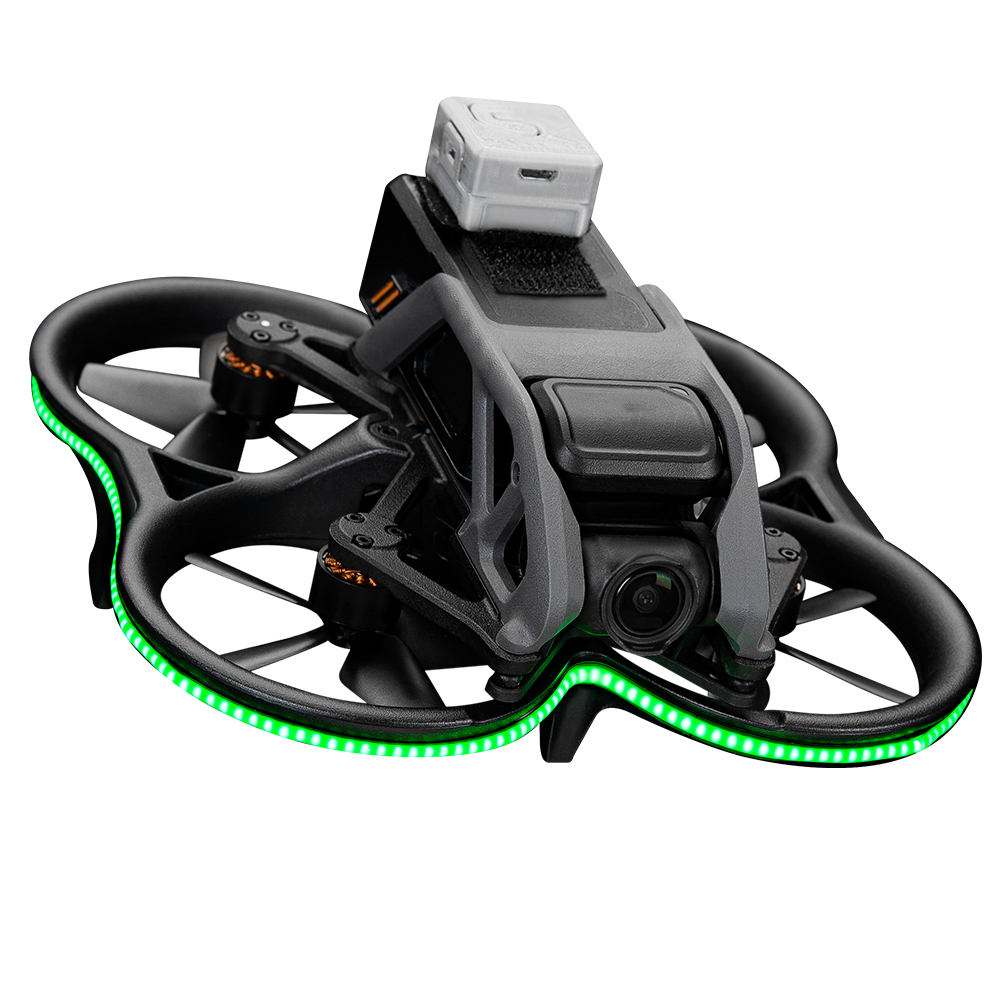 Drone Led Light - Dji avata用蛍光色LEDストリップ,夜間飛行警告灯,ドローンカメラアクセサリー,青色