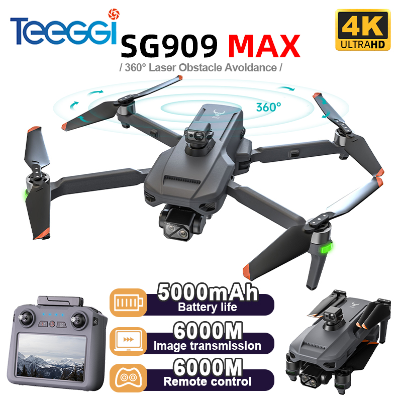Drone Gimbal - Teeggi SG909 MAX GPS ドローン 4K