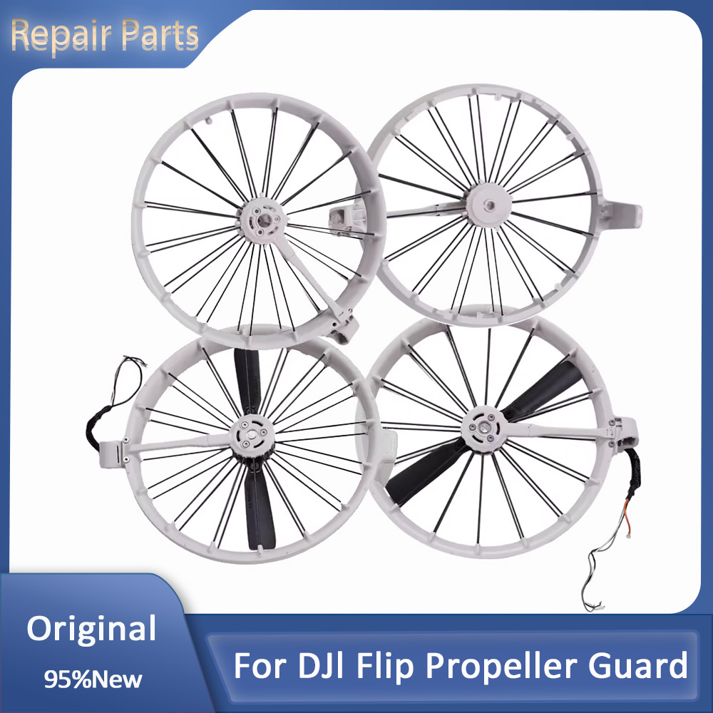 Drone Propeller Guard - DJIフリップドローン用純正プロペラガード（左右、前後）、モーター付きプロペラ保護カバー、交換修理部品