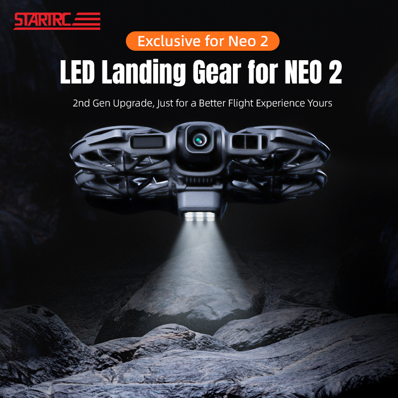 Drone Led Light - STARTRC LEDランディングギア DJI NEO 2ドローン用アクセサリー ランディングギア
