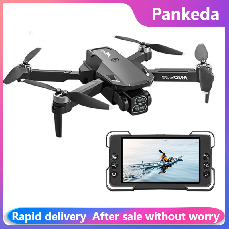 Drone Charger - M10カメラドローン、画面付きリモコン、デュアルカメラ、オプティカルフローポジショニング、2.4G RCクアッドコプター、ワンボタン離陸ドローン