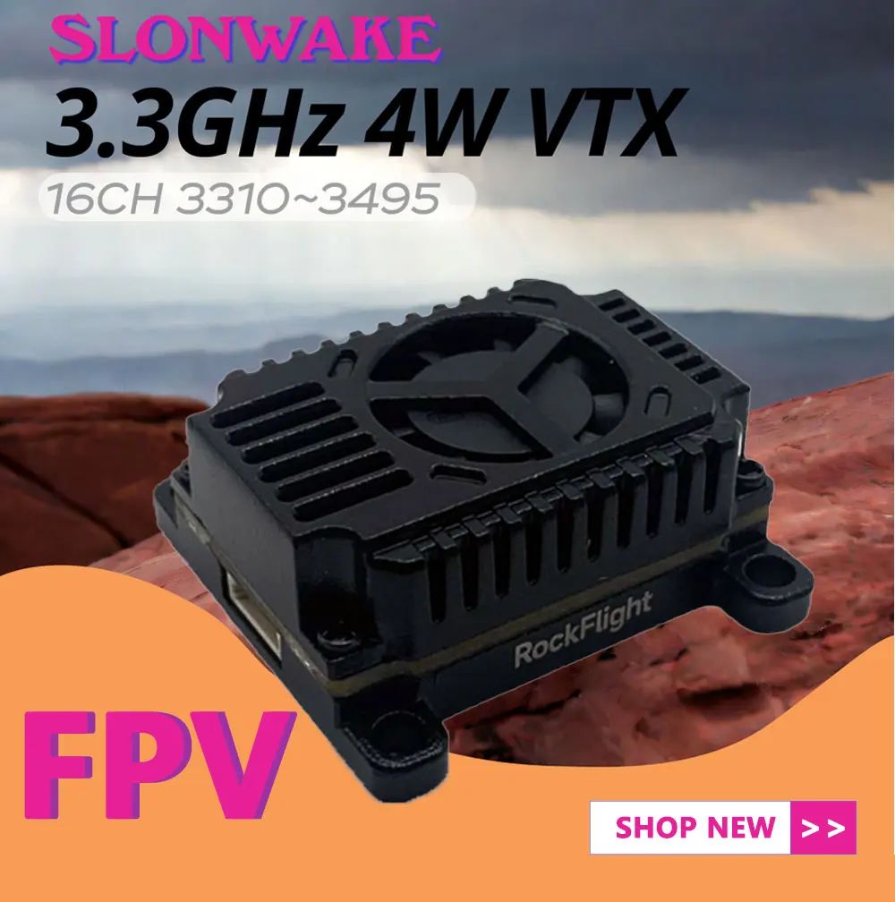 SLONWAKE FPV 3.3G 16CH 4000mW  - Drone Frame のレビューと価格