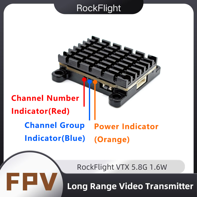 RockFlight TX663 VTX 5.8G 48CH - Drone Frame のレビューと価格