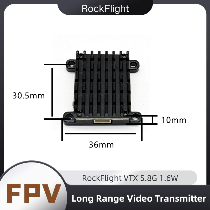 RockFlight TX663 VTX 5.8G 48CH - Drone Frame のレビューと価格