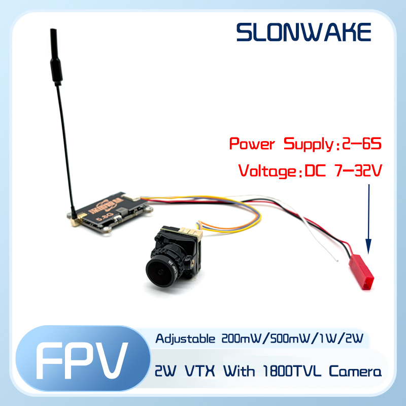 SLONWAKE 5.8G 56CH 2W 送信機 VTX  - Drone Frame のレビューと価格
