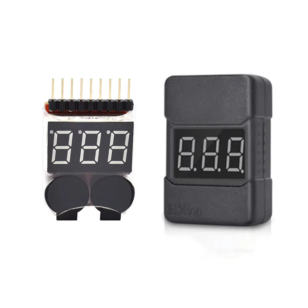 BX100 1-8S リポバッテリー電圧インジケーターテスタ - Drone Buzzer のレビューと価格