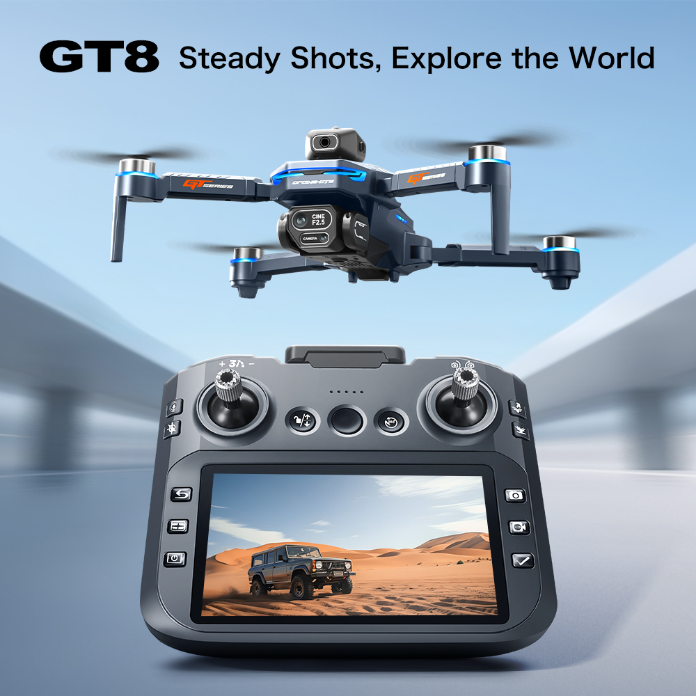 GT8 Max折りたたみ式ドローン 8K HDプロフェッショ - Drone Gps Module のレビューと価格