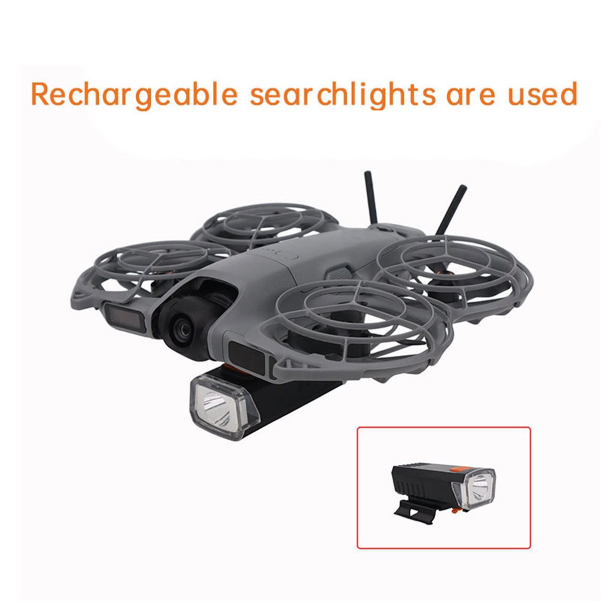 DTC5 充電式サーチライト DJI NEO 2 ドローンア - Drone Led Light のレビューと価格