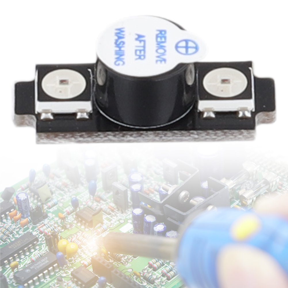 WS2812スピーカーブザー カラフルRGB LEDブザー  - Drone Buzzer のレビューと価格